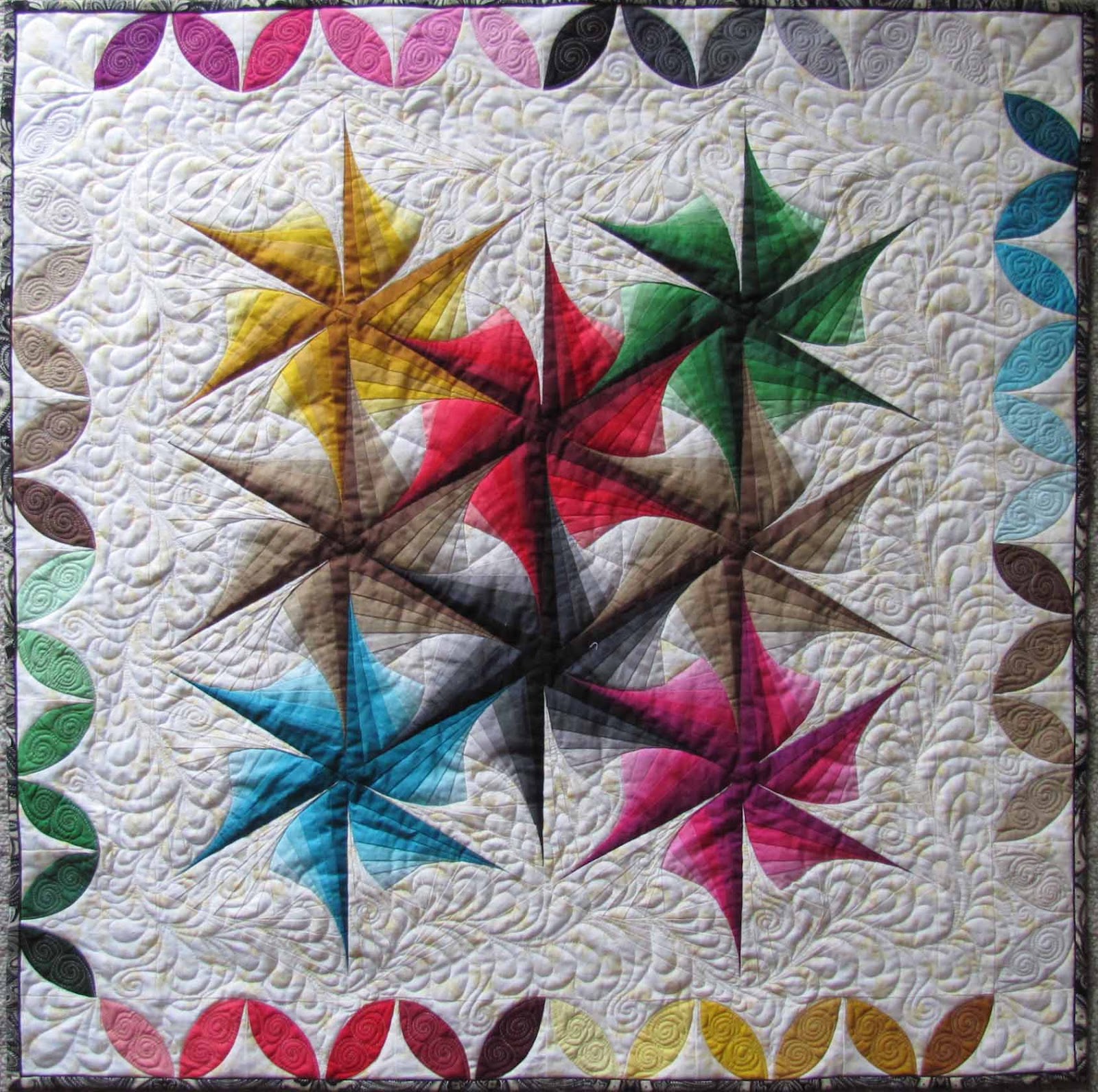 Quilts Patterns, Quilts Inspiration, Twists Quilts, Cabin Triangles, Triangles Twists, Quilts ...
