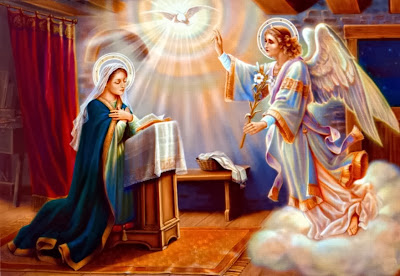 "Angel Gabriel" "Gabriel" "Mother Mary and Angel Gabriel" "Gabriel visits Mary" "Mother Mary" "Mother Mary Praying" "Catholic" "Christian" "Christmas" "Jesus Birth"
