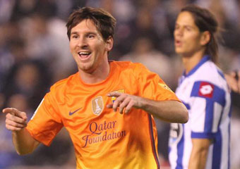 Messi hizo un Hat Trick Messi hizo un Hat Trick