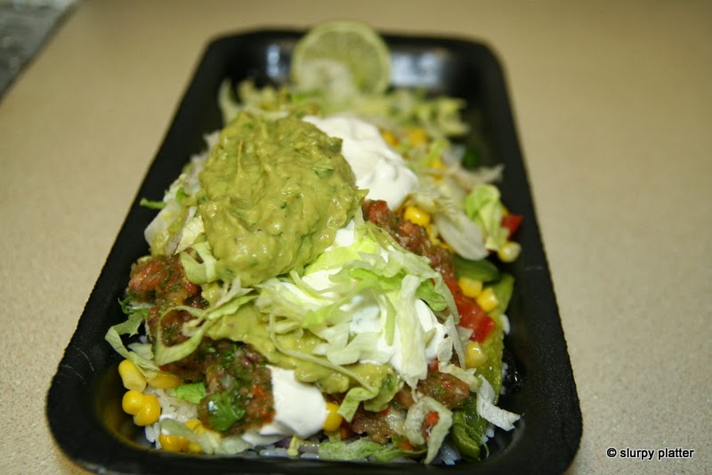 slurpy platter VEGGIE BURRITO BOWL CHIPOTLE STYLE