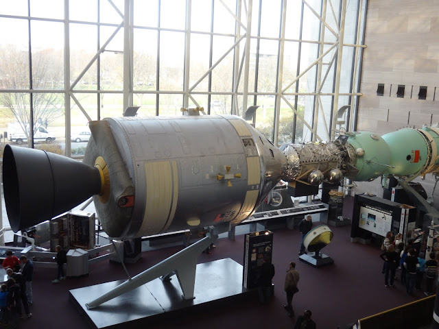 Apollo Soyuz Test Project at Space and Air Museum in Washington DC, USA Apollo Soyuz Test Project at Space and Air Museum in Washington DC, USA