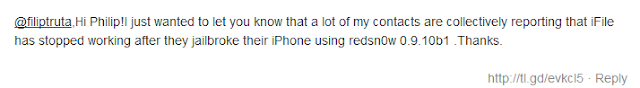 Redsn0w 0.9.10b1 broke iFile app Redsn0w 0.9.10b1 broke iFile app
