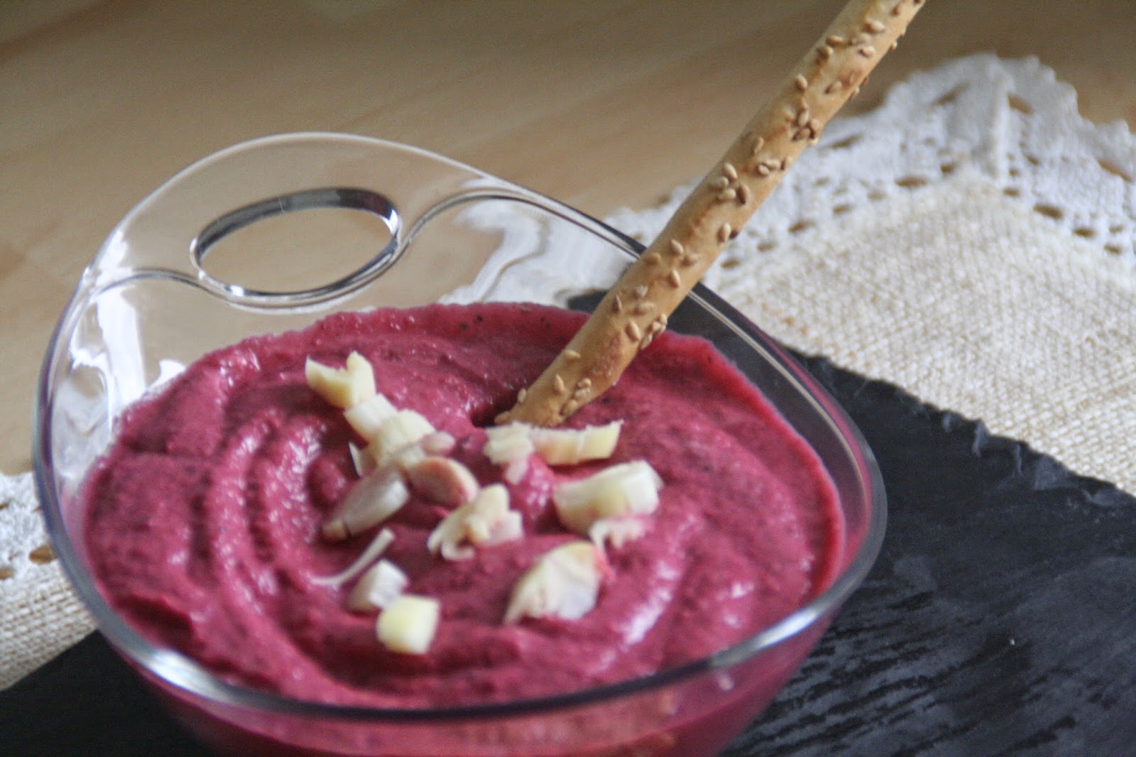 ET CHARLOTTE DÉCOUVRIT LA CUISINE... Dip Betterave Coeur de Palmier