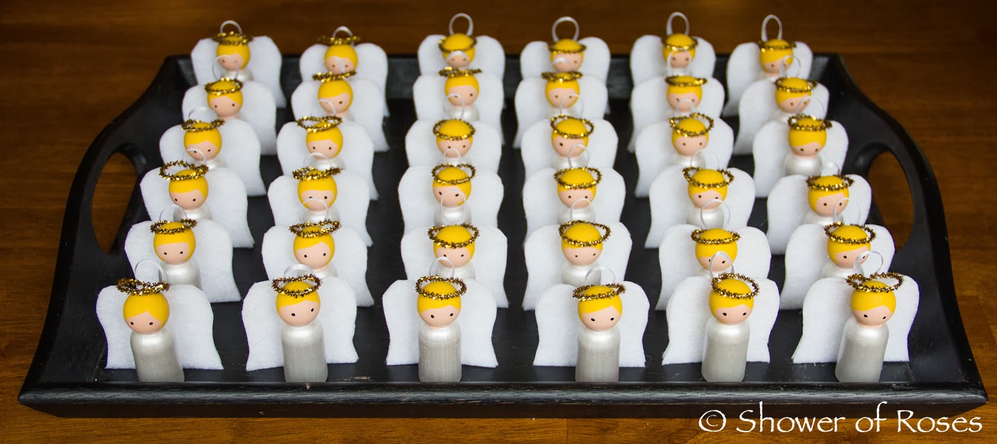 Shower of Roses A Choir of Angels for the Jesse Tree Ornament Swap