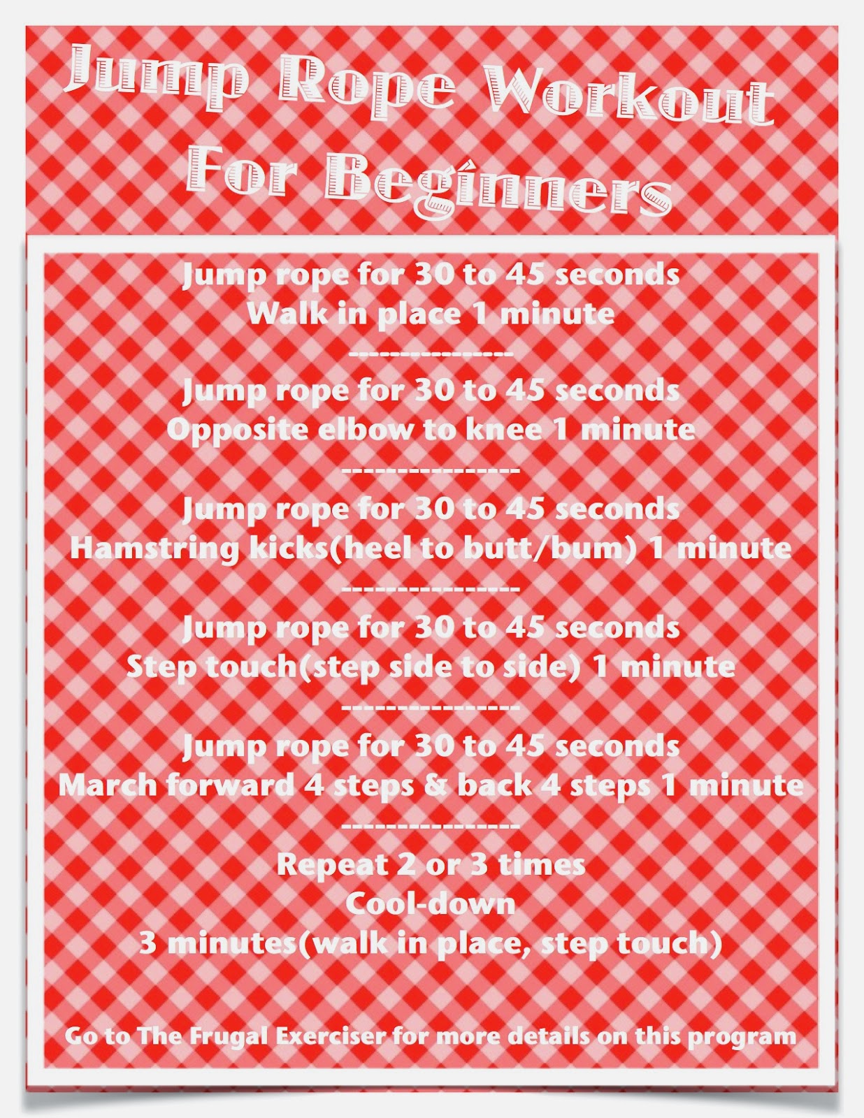 Jump Rope Fitness the Beginner Level