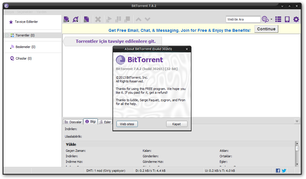 BitTorrent 7.8.2 Build 30265 Final TR