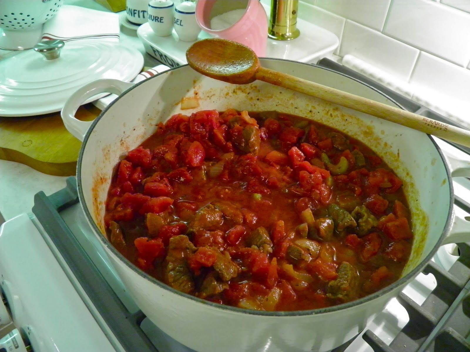From Captain's Daughter to Army Mom Chilly Weather Le Creuset Chili!