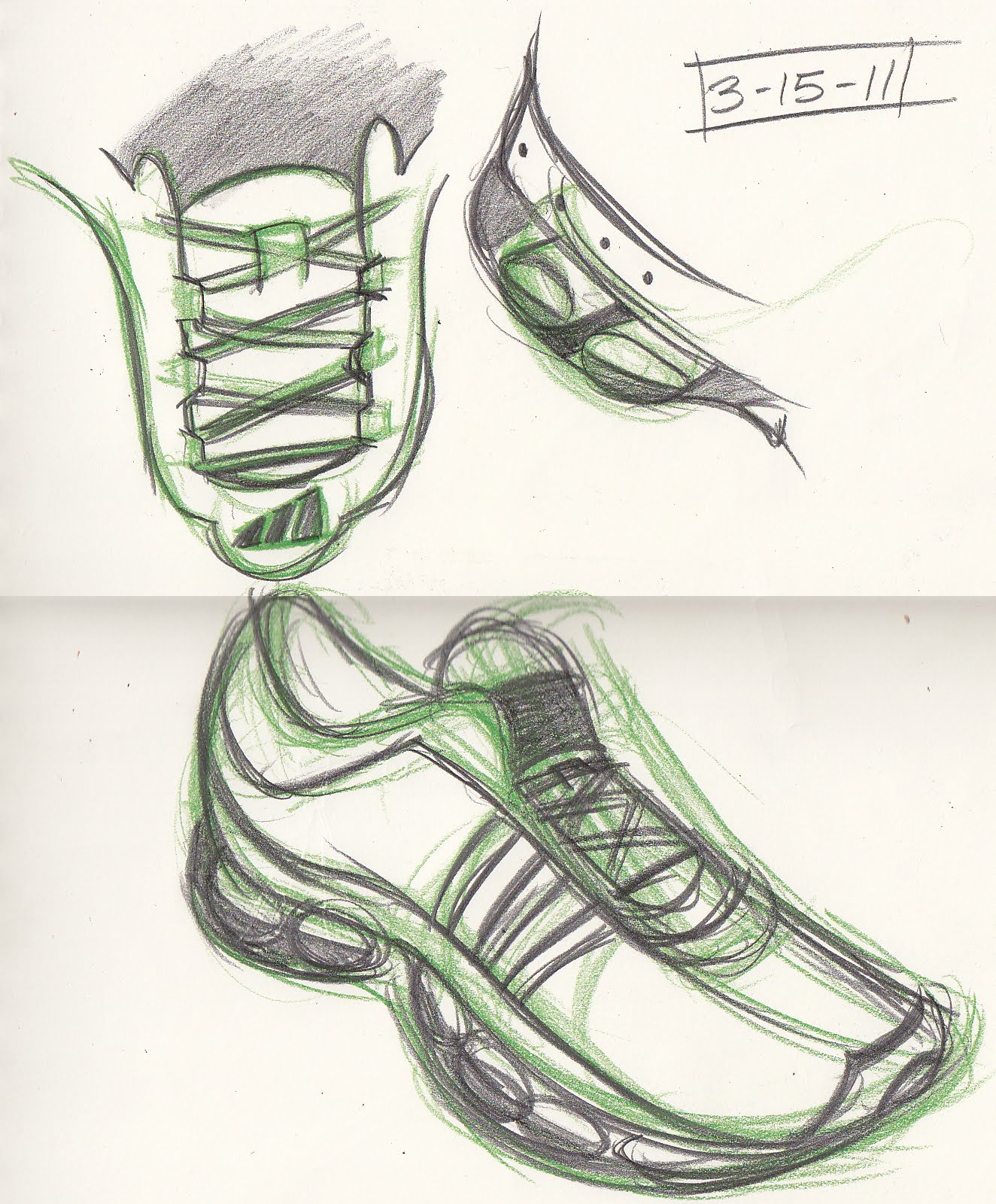 Nicktorious Cartoons!: Drawing shoes.