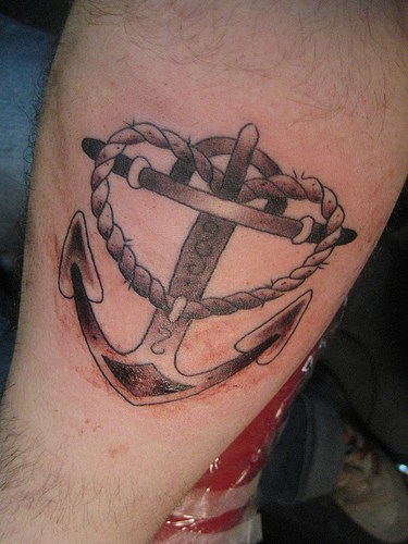 The anchor tattoo design has become a symbol for stability and a strong