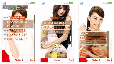 日本名模蛯原友里SonyEricsson手機主題for Aino﹝240x432﹞