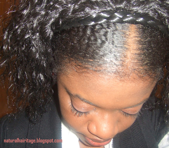 NATURAL HAIRITAGE My Hair 'Braid out' Instant Weave Protective Styling