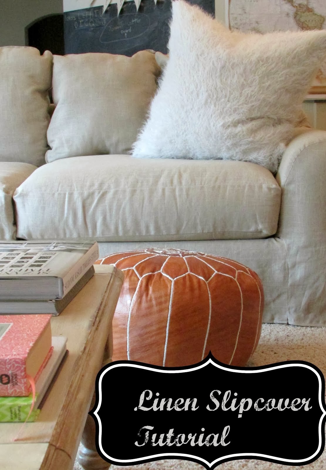 Tutorial for Linen Slipcover