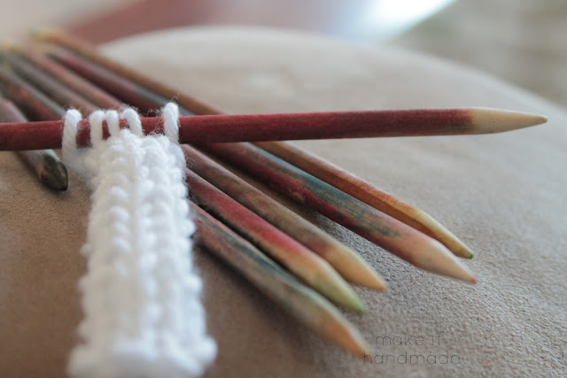 A tutorial on DIY colored knitting needles; inspired by KnitPick's Harmony Needles. This is a great craft to do with the kids for Mother's Day, Grandparents Day, or any day!