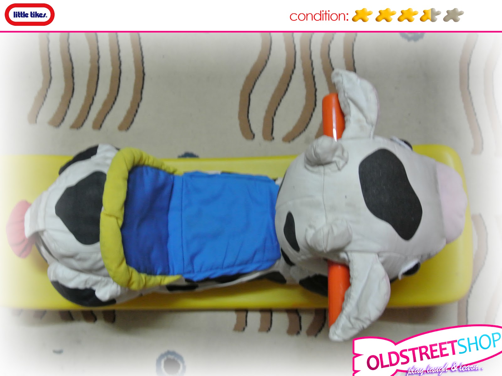 little tikes soft rocking cow