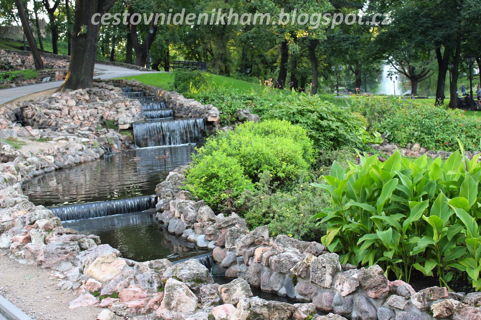 nádherný park a beautiful park