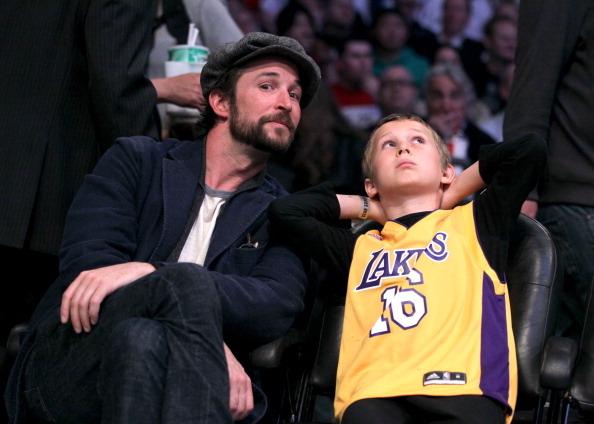 Father and Son at The NBA