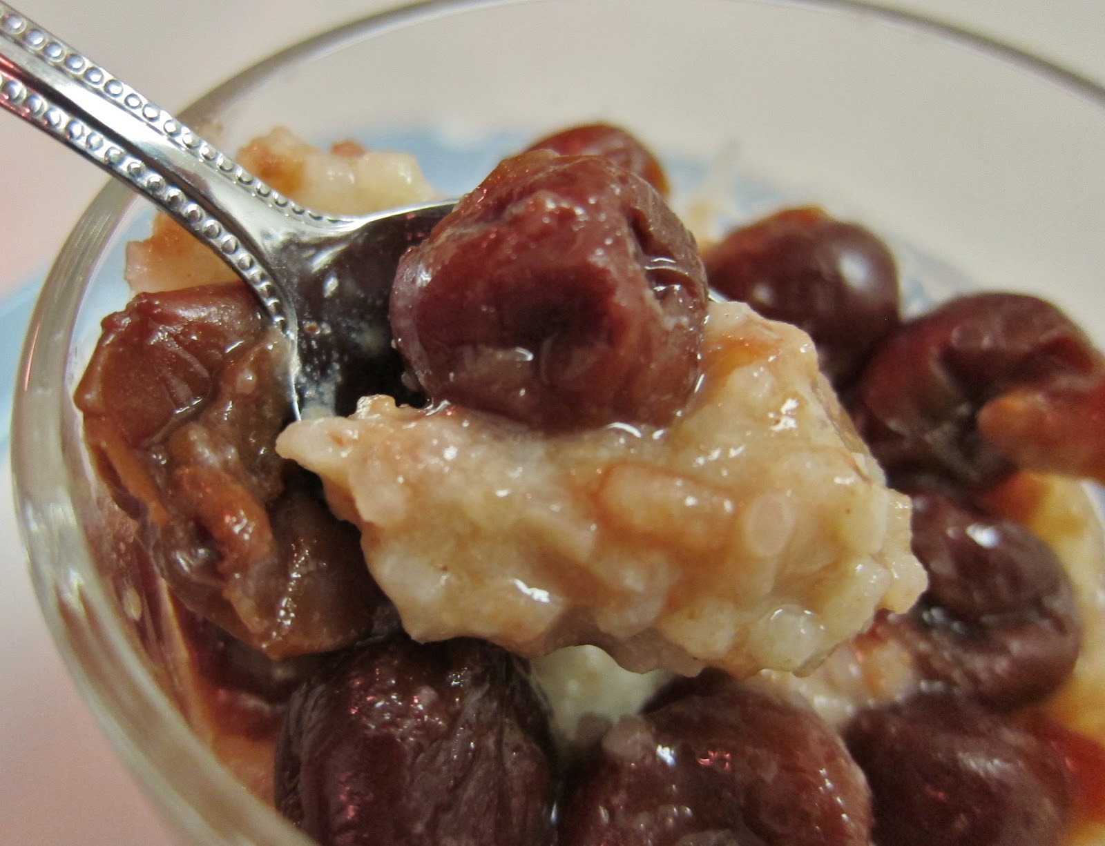 The Vegan Chronicle Cinnamon Rice Pudding with DriedCherry Sauce