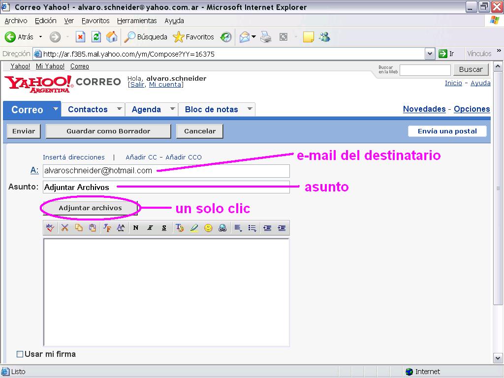 Navegas y utilizas los recursos de la red Partes de un correo electrónico