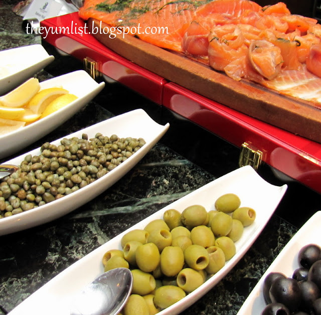 Salmon Sunday buffet brunch, Ritz Carlton, Kuala Lumpur, Bubbly brunch, champagne brunch, seafood buffet