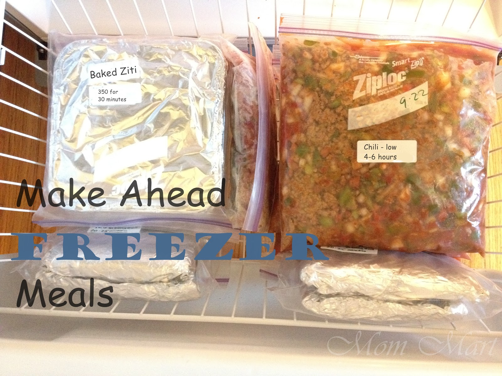 Mom Mart Stocking my freezer with make ahead meals! menuplanning