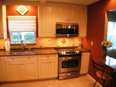 Dishwasher on the left made room for pots & pans storage near the range