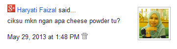 Makan dengan apa cheese powder tu?