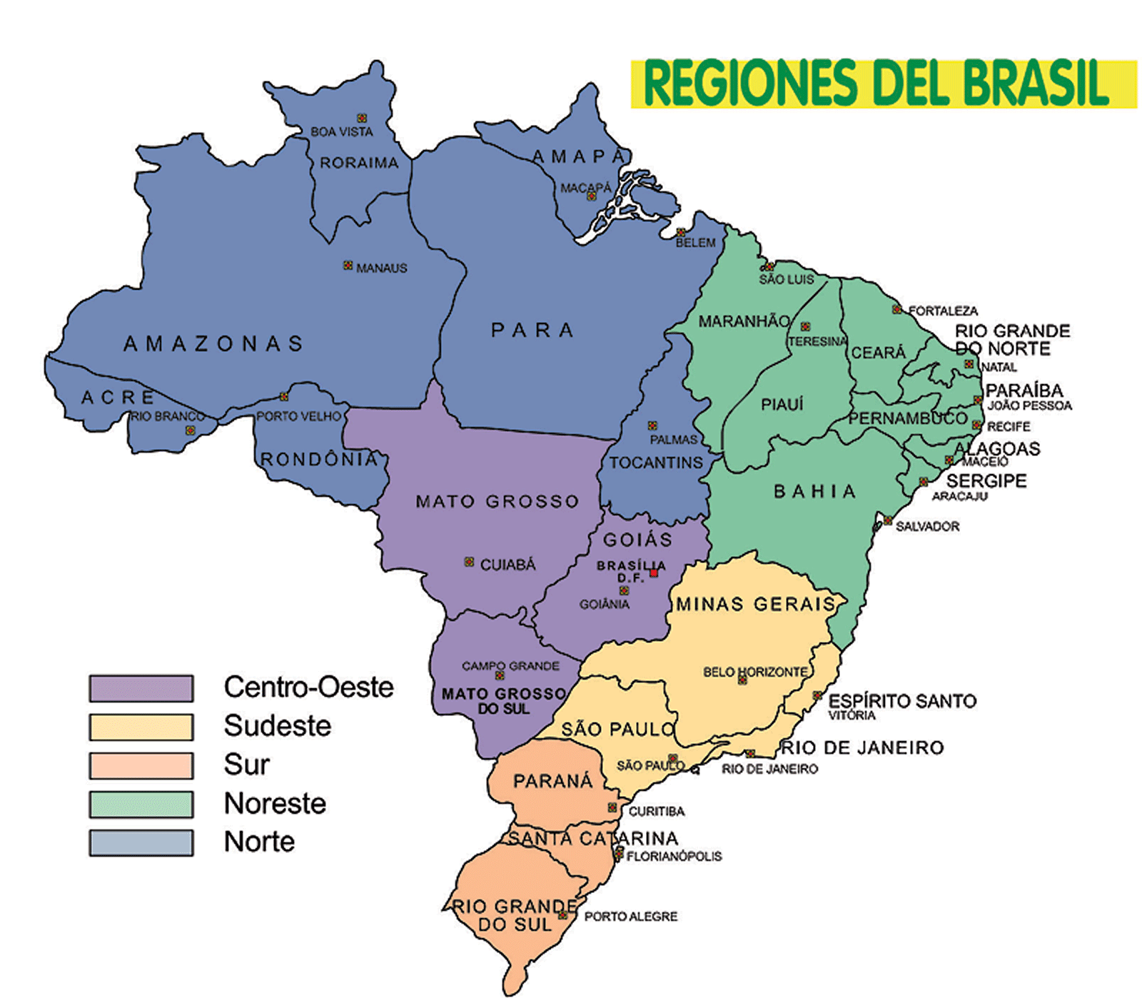 22+ Ciudades Mas Importantes De Brasil Mapa Gif