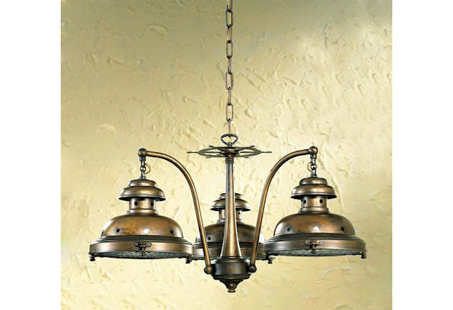  3 Light Escotilha Nautical Chandelier