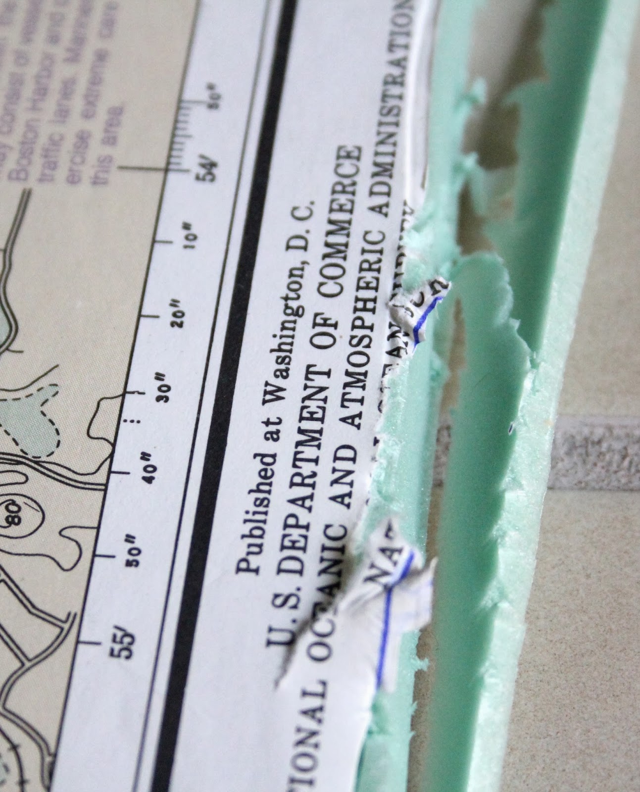 ORC How To Mount and Frame a Large Map Shine Your Light