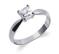 Sterling Silver Cubic Zirconia CZ Ring Set