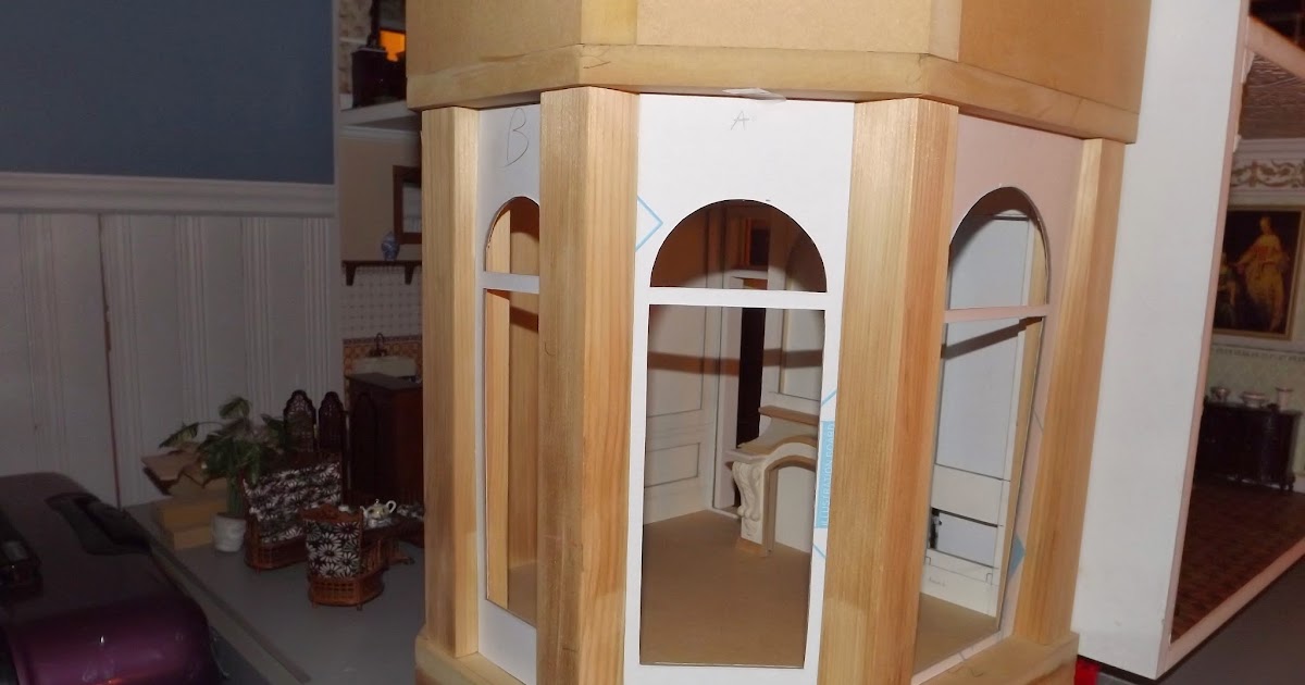 Late Victorian English Manor Dollhouse 1/12 Miniature from Scratch