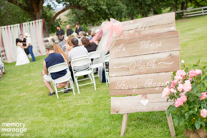 Country wedding at Springwood Ranch in Thorp, WA, by Memory Montage Photography