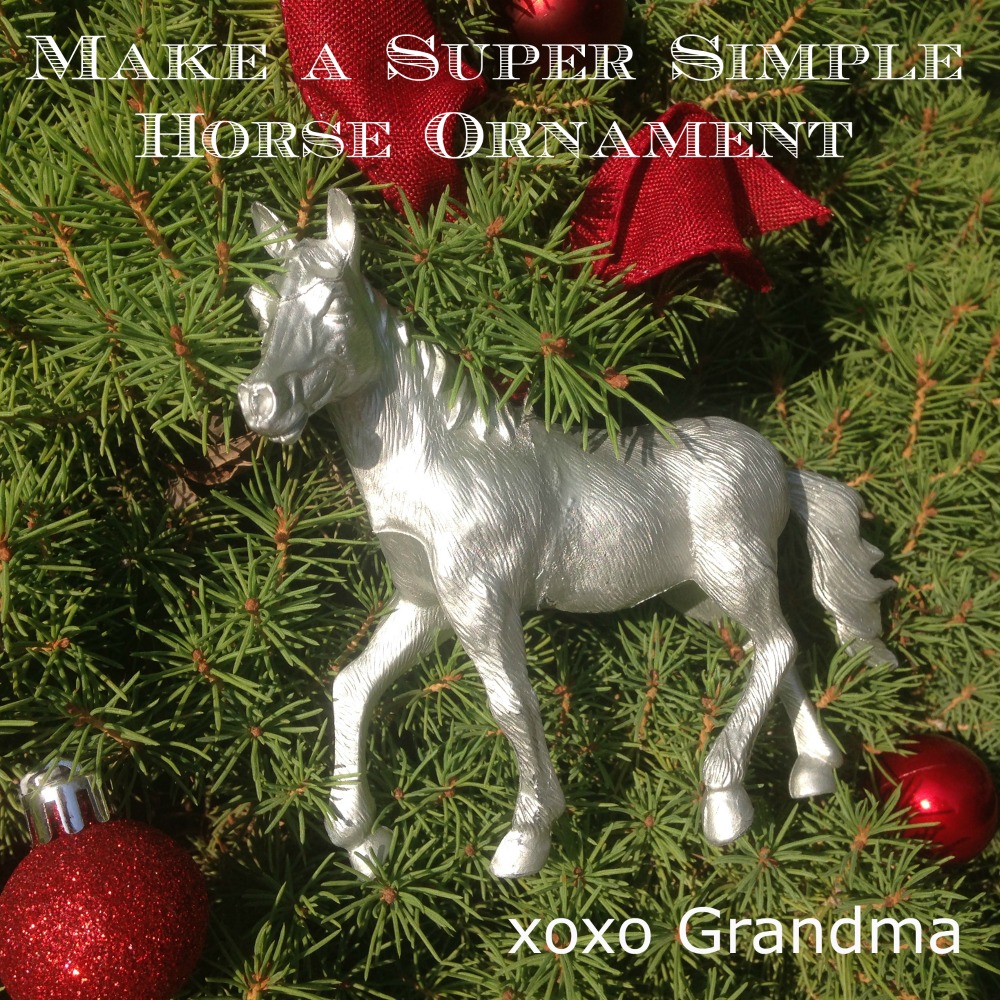 xoxo Grandma Make a Super Simple Horse Ornament
