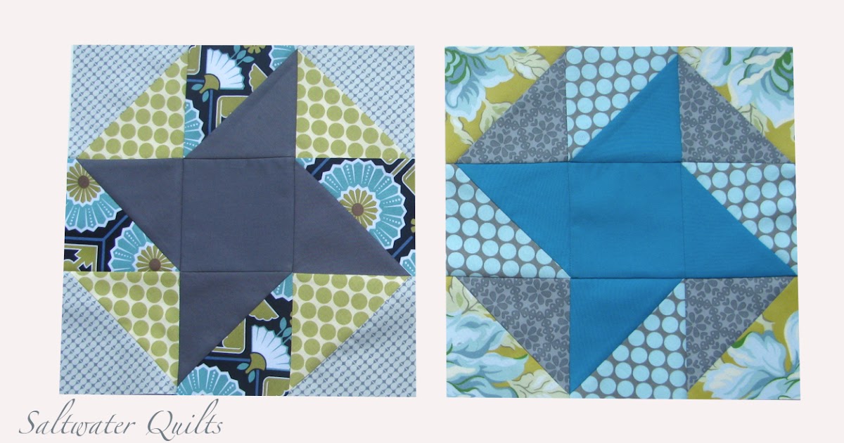 Saltwater Quilts Stash Bee. June Block