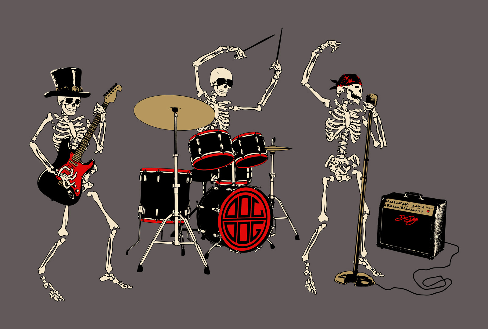 SKULL BAND MÁRCIO TIROTE