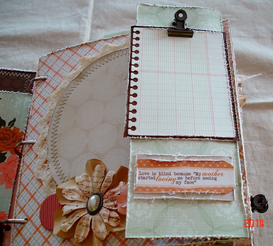 Scrapbooking by Phyllis Premade Binder Chipboard Album *Mom*