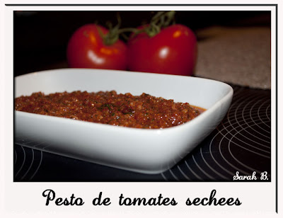 recette pesto tomates séchées