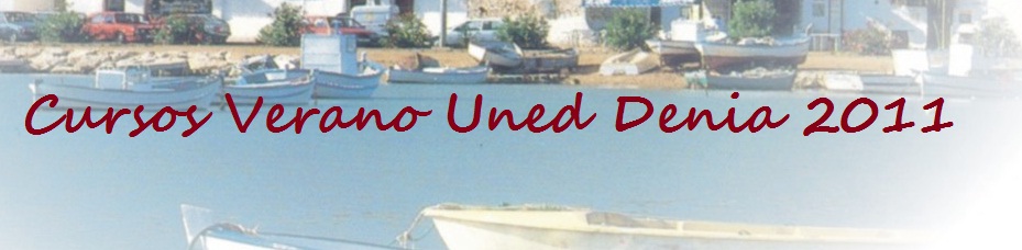 CURSOS VERANO UNED DENIA 2011