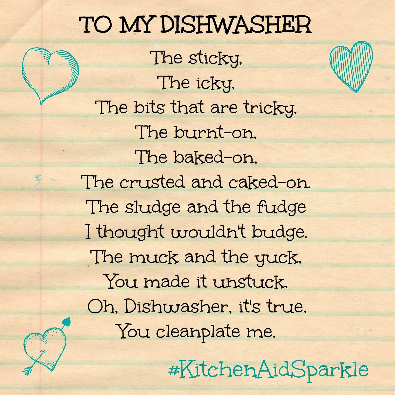 Dishwasher Diaries Cleaning Power Poetry