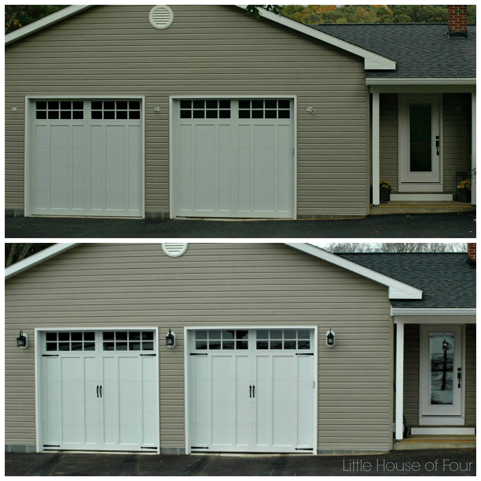 Garage Door Bling Little House of Four - Creating a beautiful Garage Door Bling Little House of Four - Creating a beautiful