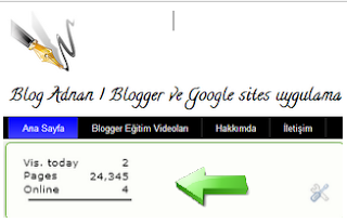 Blog Adnan Web Stats Uygulaması