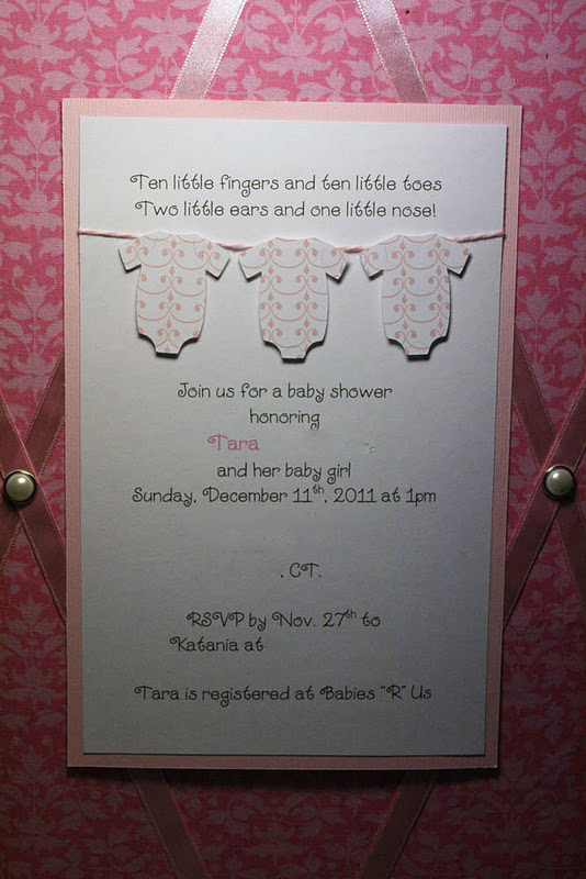 ten little fingers and ten little toes baby shower invitation