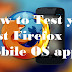 How to develop and run your own Firefox OS apps - complete tutorial
