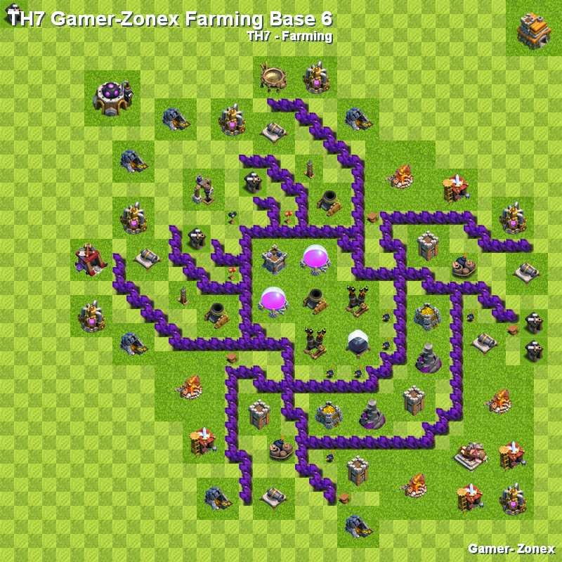 TH7 Gamer-Zonex Farming Spider Base 6 TH7 Gamer-Zonex Farming Spider Base 6