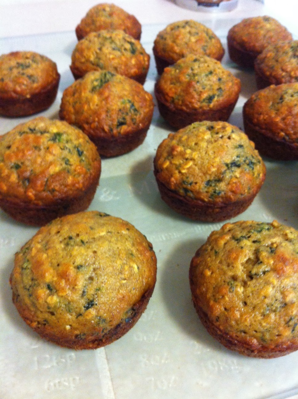 The Journey of Life Applesauce Kale Muffins
