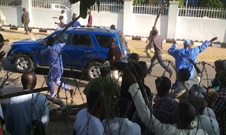 Supporters of James Faleke and Yahaya Bello clash