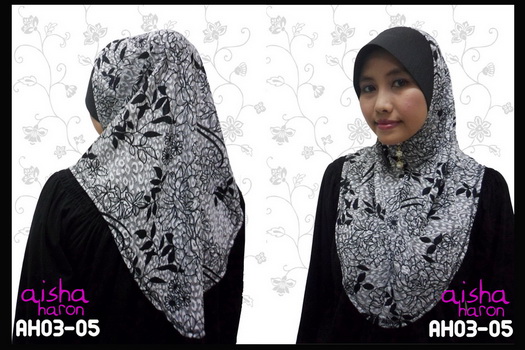 Tudung Cotton Silk Corak Tudung Cotton Silk Corak