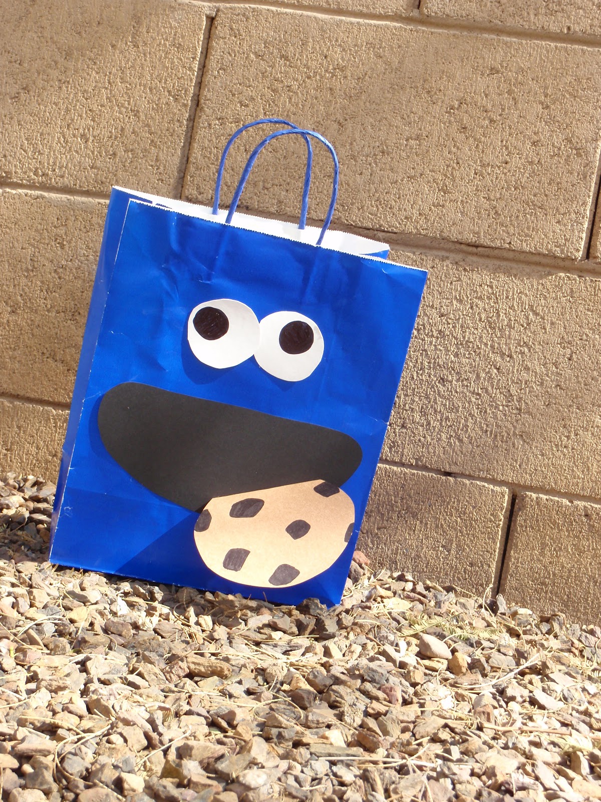 A Creative Cookie Cookie Monster Valentine Treat Bag