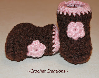 Crochet Preemie Baby Booties