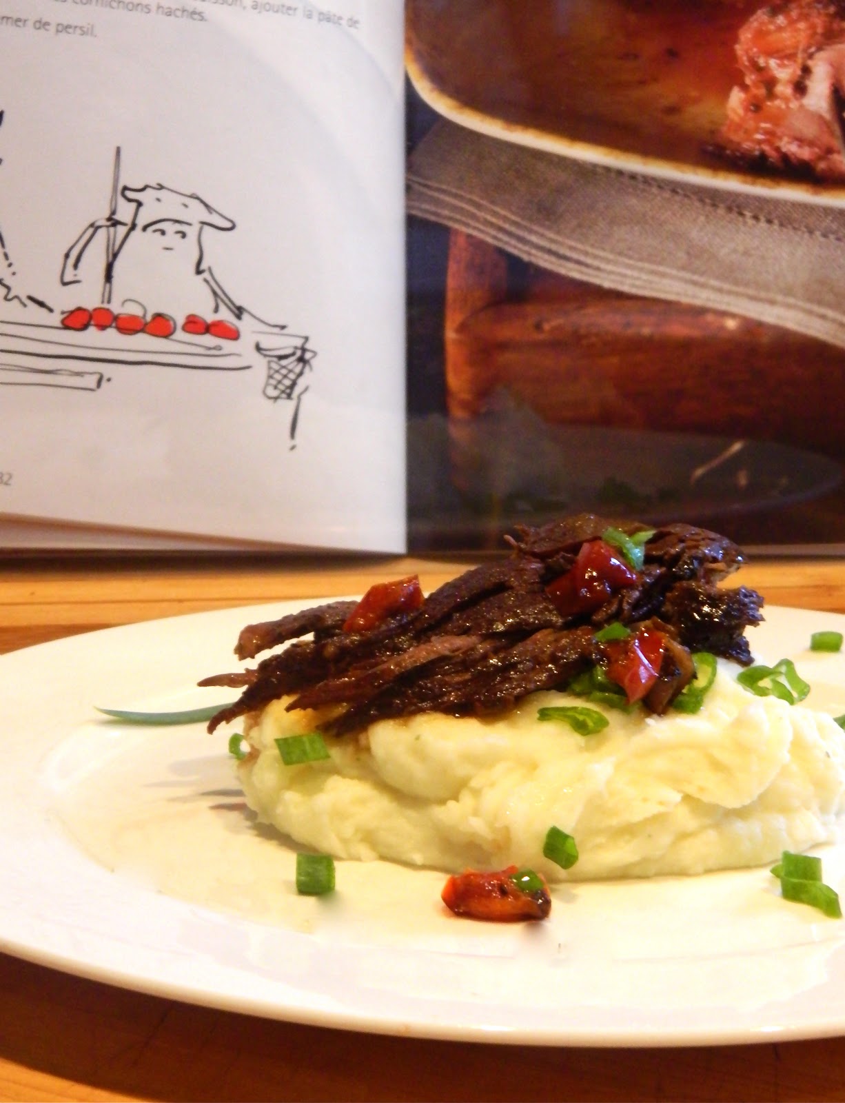 Madame Anne aux fourneaux Boeuf braisé au tamari et au sirop d'érable